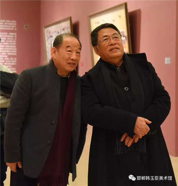 中国艺术研究院中国油画院院长杨飞云先生参观韩玉臣个人油画展